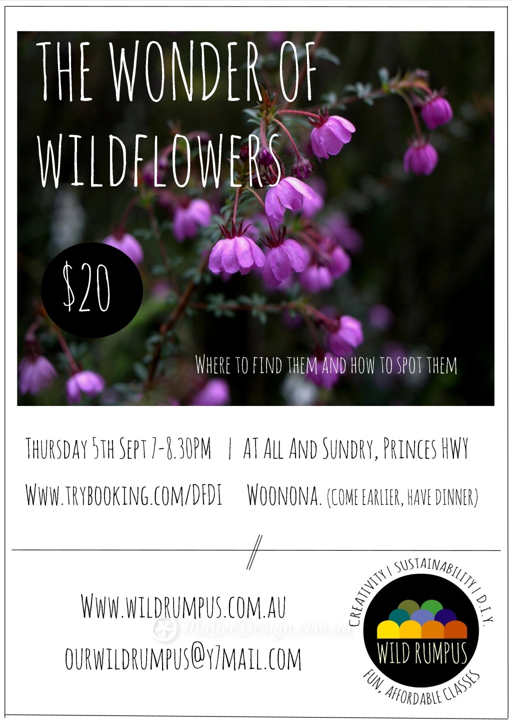 wildflowers poster